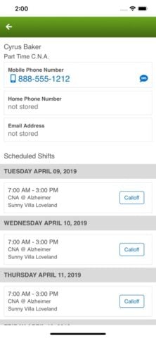 OnShift Mobile para iOS