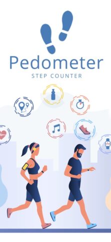 Pedometer α – Step Counter لنظام iOS