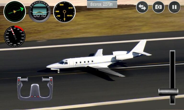 Android 用 航空機シミュレータ – Plane Simulator 3D