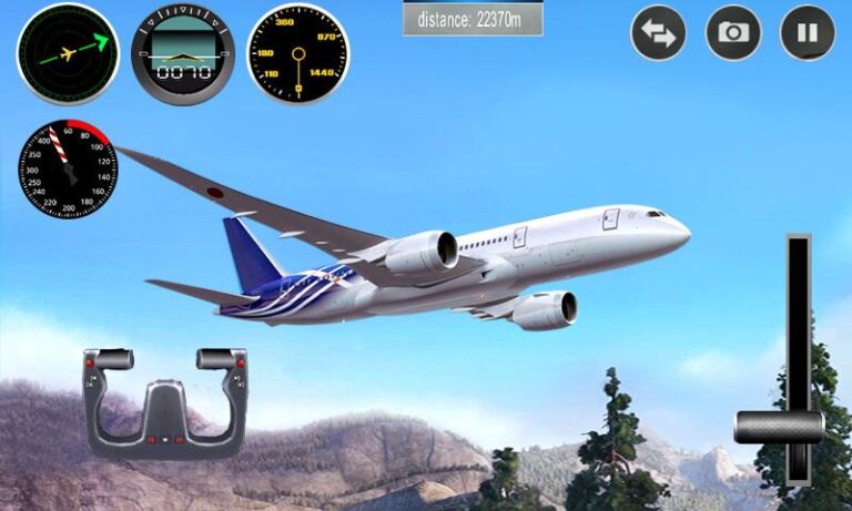 Android 用 航空機シミュレータ – Plane Simulator 3D