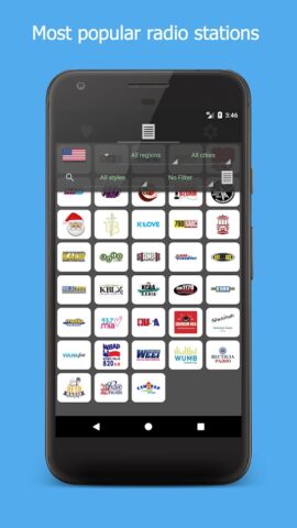 Android 用 RadioNet Radio Online
