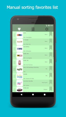 Android 用 RadioNet Radio Online