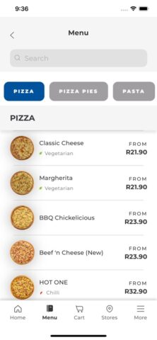 Roman’s Pizza for iOS