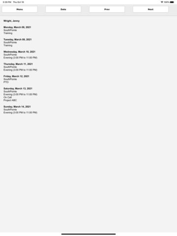 ScheduleAnywhere для iOS — скриншот 2