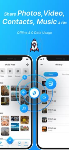 iOS 版 ShareMe: File sharing