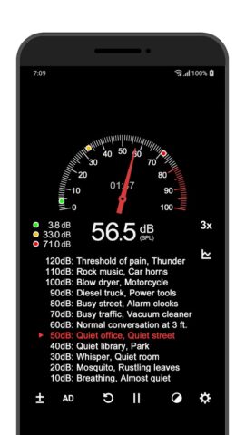 Sonomètre (Sound Meter) pour Android