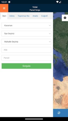 TKGM Parsel Sorgu для Android — скриншот 2