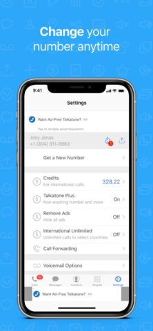 Talkatone: WiFi Text & Calls für iOS