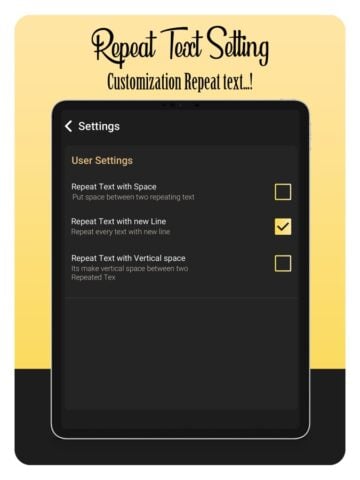 Repetidor de texto – retext para iOS