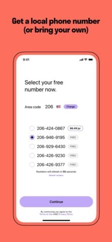 TextNow: Call + Text Unlimited สำหรับ iOS