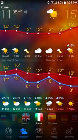 Android용 날씨 지금-일기 예보