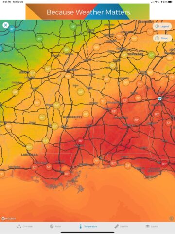 iOS için Weather Underground: Local Map