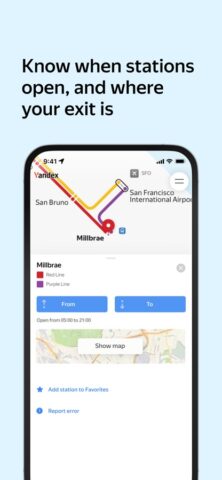 Yandex Metro für iOS