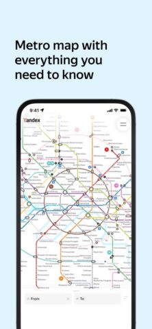 iOS için Yandex Metro