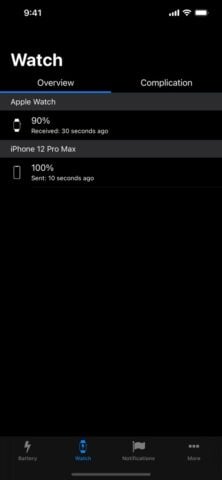 Battery Life สำหรับ iOS