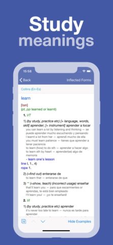 iOS için Lingvo English Dictionary