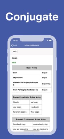 Lingvo Anglais Dictionnaire pour iOS