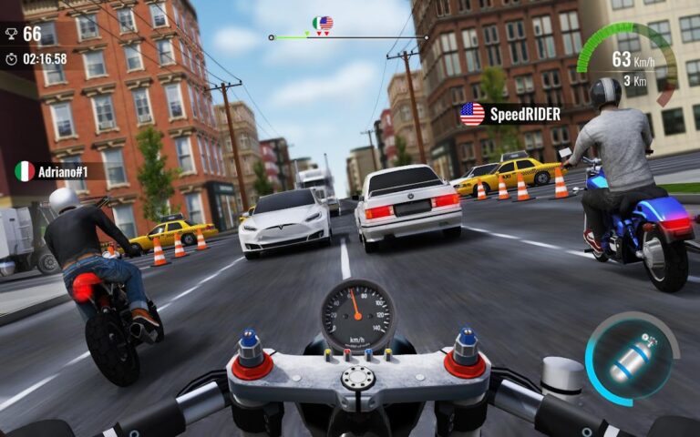 Android için Moto Traffic Race 2