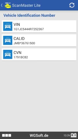 Android 版 ScanMaster for ELM327 OBD-2