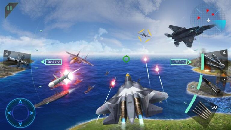 Combatentes do Céu 3D para Android