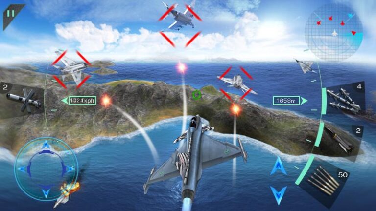 Combat aérien 3D pour Android
