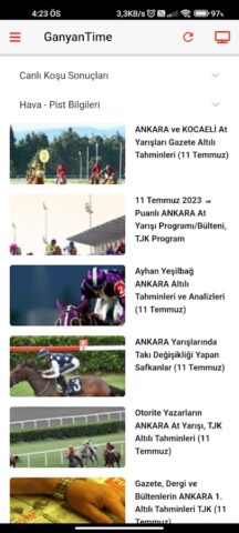 At Yarışı Tahmin Puanlı Bülten für Android