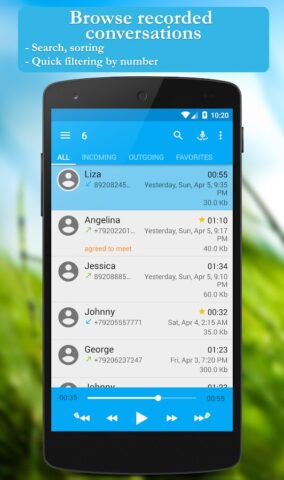 CallRec CRM: Customers, tasks for Android