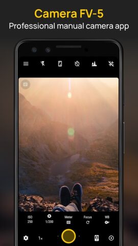 Camera FV-5 Lite для Android — скриншот 1