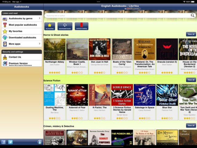 English Audiobooks – LibriVox pour iOS