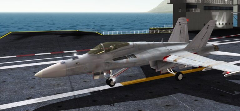 F18 Carrier Landing Lite لنظام iOS