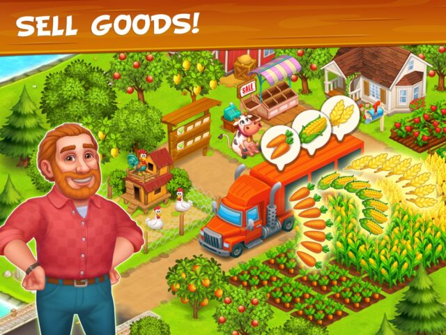 iOS 用 農場 Farm Town – Cookie Day