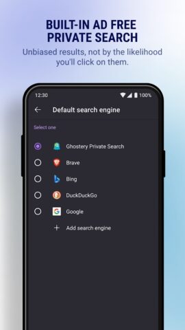 Android 版 Ghostery Privacy Browser
