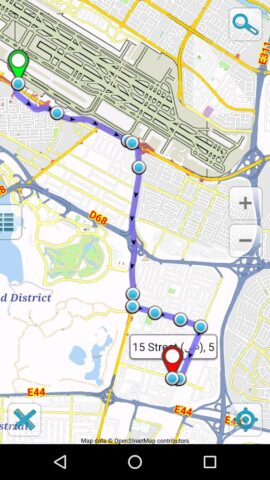 Карта ОАЭ офлайн для Android — скриншот 5