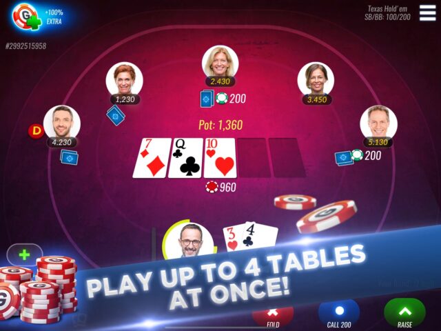 Poker Texas Holdem Live Pro لنظام iOS