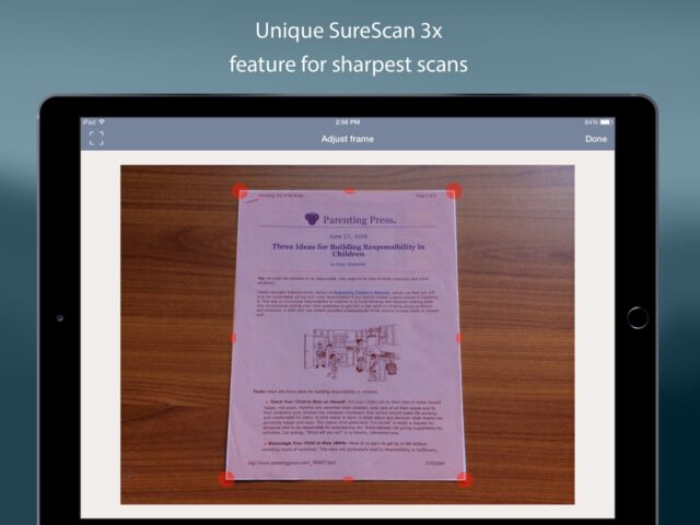 TurboScan™: document scanner لنظام iOS