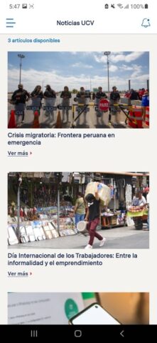 UCV для Android — скриншот 3