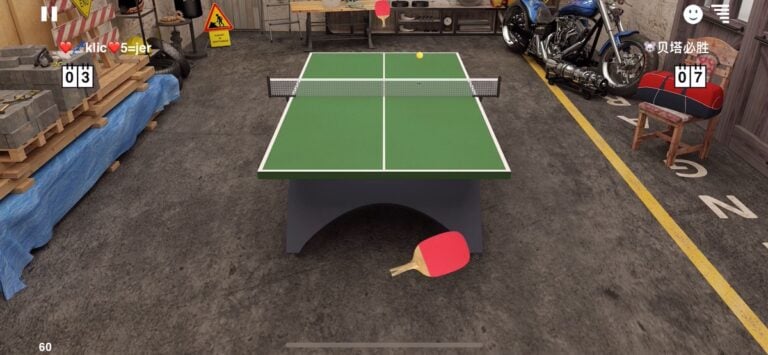 iOS 用 Virtual Table Tennis