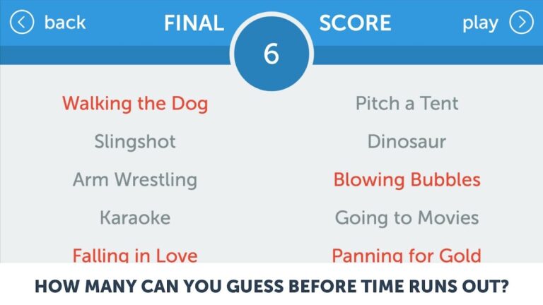 Charades! для Android — скриншот 4