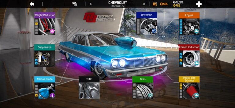 Nitro Nation: Drag Racing لنظام iOS