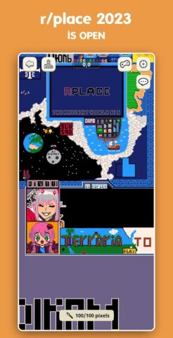 R Place – Pixel Battle Online สำหรับ Android