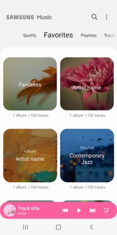 Samsung Music для Android — скриншот 3