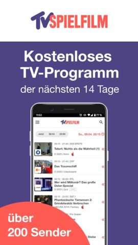 Android 版 TV SPIELFILM – TV-Programm