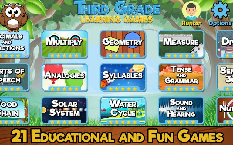 Third Grade Learning Games для Android
