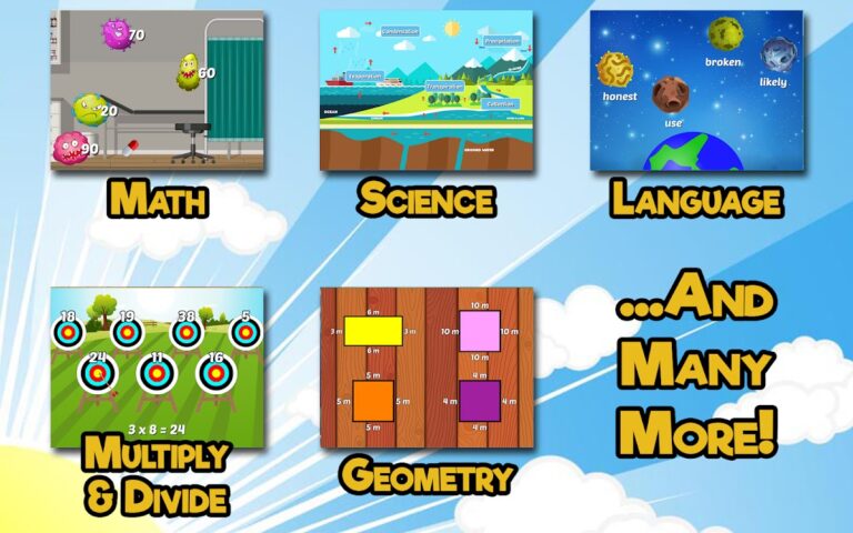 Third Grade Learning Games для Android — скриншот 2