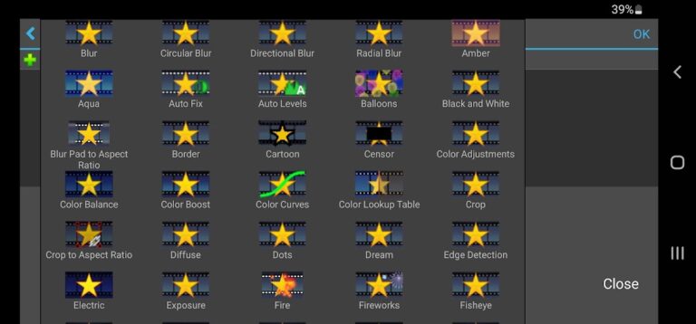 VideoPad Video Editor для Android — скриншот 5