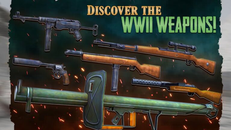 Waffen Spiele: WW2 Sniper Game für Android