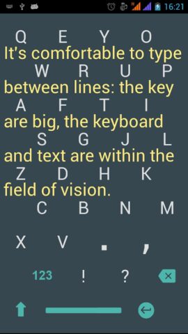 1C Big Keyboard untuk Android