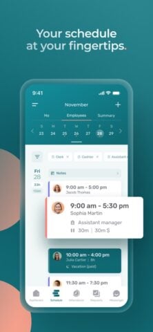 Agendrix – Employee Scheduling для iOS
