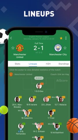 AiScore – Tỷ số Bóng đá Live cho Android