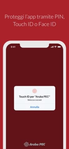 Aruba PEC per iOS